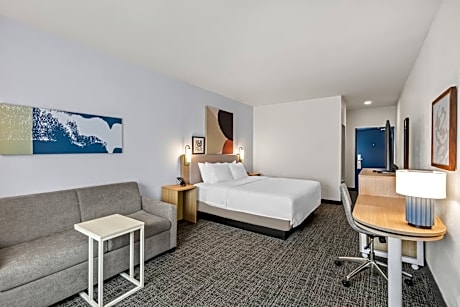 1 King Bed With Sofabed