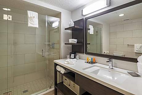1 Bedroom Junior Suite, 1 King, Partial water view