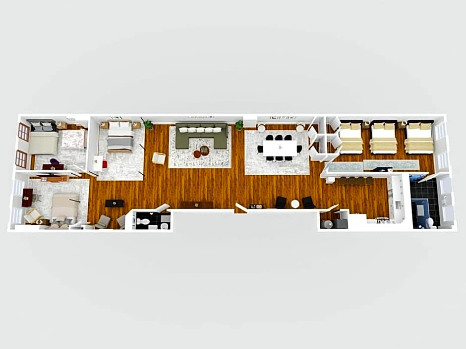 Massive SoHo Loft 4 Bedrooms 2 Bath 7 Beds
