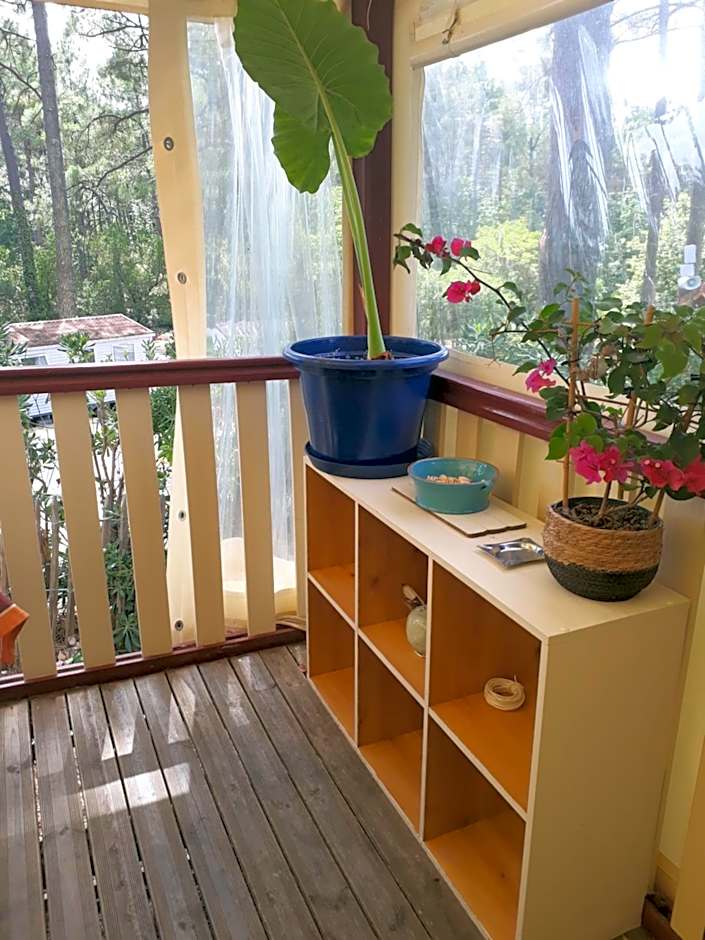 Maison mobilhome sans vis à vis au calme et en hauteur