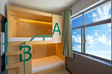 Male Bed in 8-Bed Dormitory Room