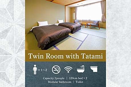 Twin Room with Tatami - Non-Smoking