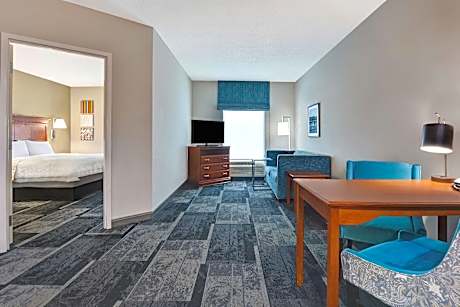 1 King Bed 1 Bdrm Suite W/ Sofabed Nonsmoking Hdtv/free Wi-fi/living Room/fridge/microwave Wet Bar/