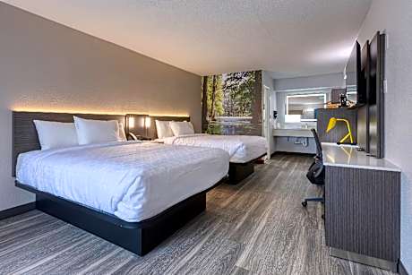 Quadruple Room with Two Queen Beds - Non Smoking/Exterior Hall
