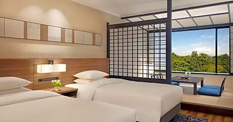 Twin Beds&Tatami with DOG, Guest room, 2 Twin, Garden view