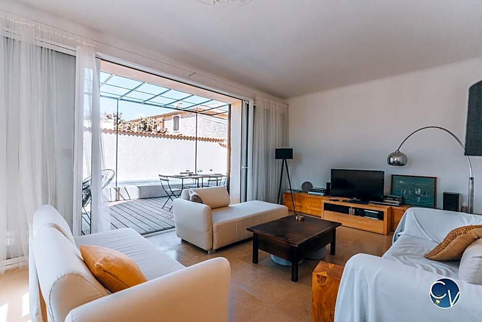 Maison de village avec piscine