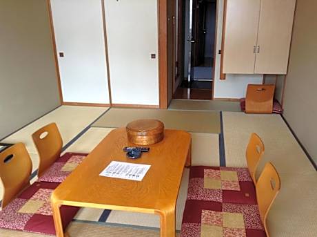 Japanese-Style Family Room with Mountain View