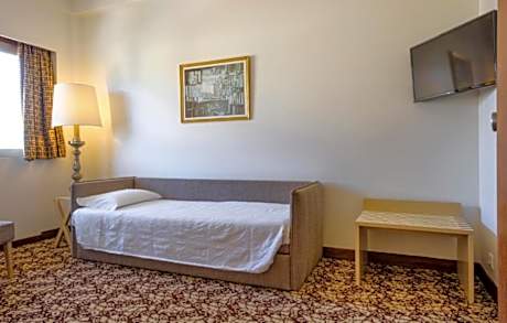 Family room with sofa bed