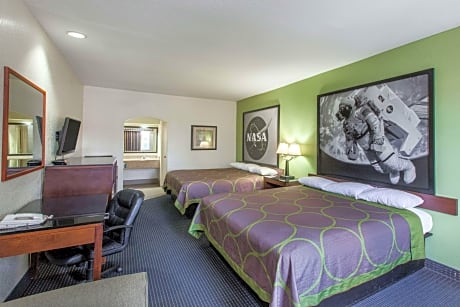 1 King Bed Mobility Accessible Room Smoking