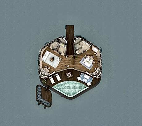 One-Bedroom Sunset Water King Villa with Sea View