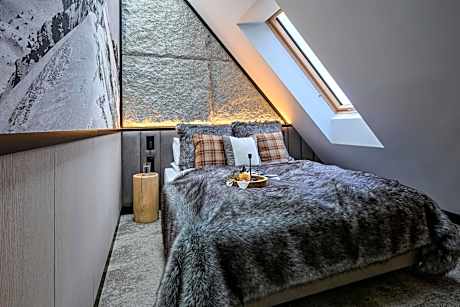 Loft Plus Apartment with one bedroom, balcony, view of Tatra mountains and fireplace no.47