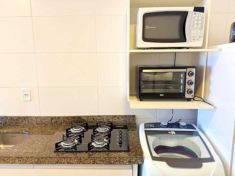 Apartamento Santinho, churrasqueira e ar - INE103