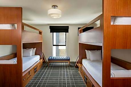 Double Bunk Room with Two Twin Bunk Beds