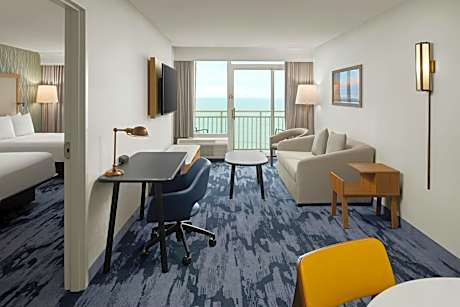 One-Bedroom Queen Suite with Two Queen Beds and Sofa Bed