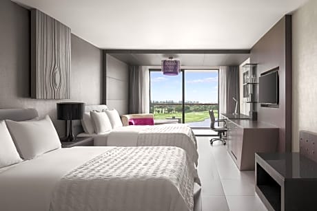 Grand Deluxe Double Room with Two Double Beds with Golf View and Benefits