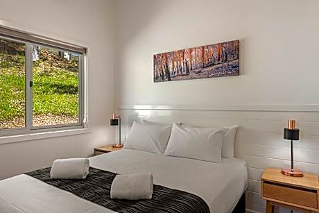 Deluxe 2 Bedroom Cabin - Fireplace