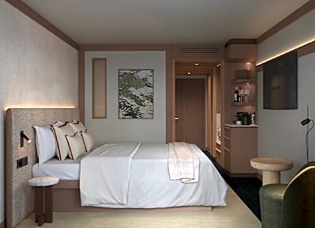 Deluxe Suite with Living Room, Terrace and Mont-Blanc View