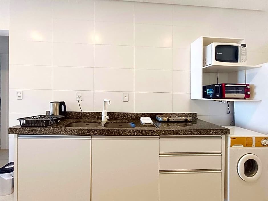 Apartamento Santinho, churrasqueira e ar - INE103