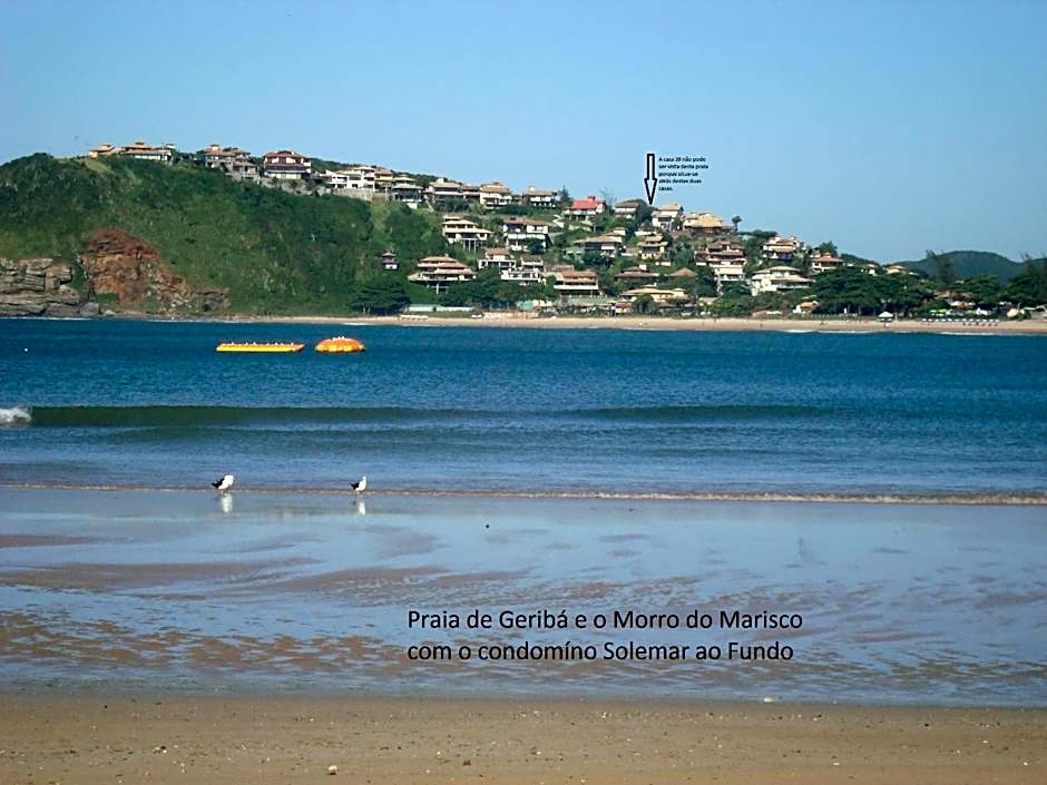 Casa e piscina privativa, vista para o mar em condomínio pé na areia