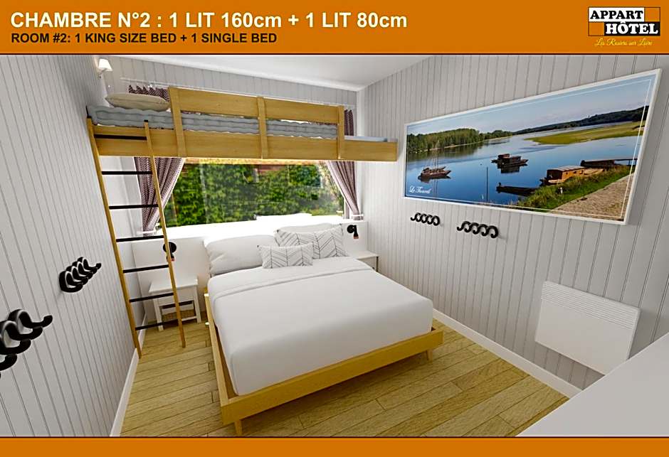 APPART'HÔTEL Les Prés Blondeau, 1 à 10 personnes, 3 chambres, Terrasse, Parking privé, Wifi, Arrivée autonome 24-7