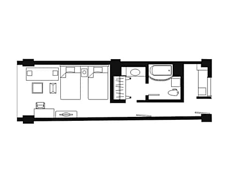 Garden Twin Room (Smoking)