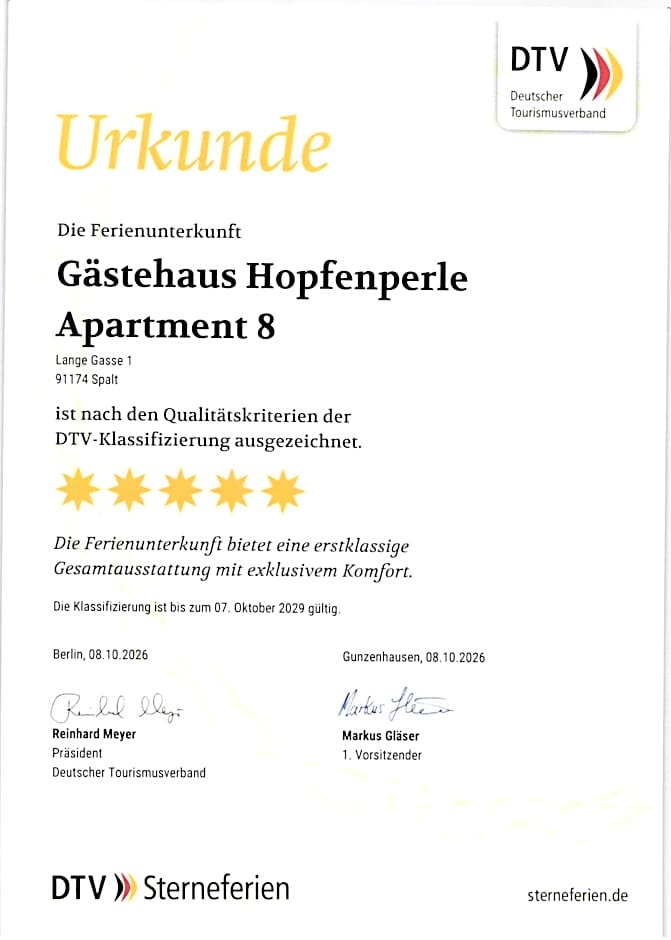 Gästehaus Hopfenperle
