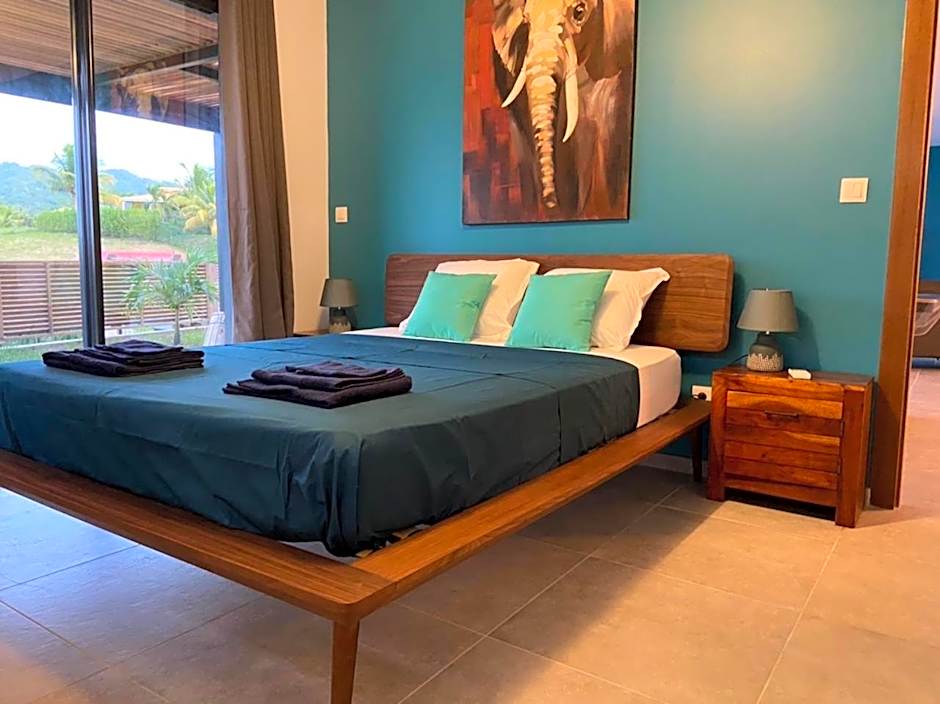 Villa Passion Cannelle de standing avec sa piscine vue mer