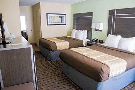 2 Queen Beds, Non-Smoking, Pet Friendly Room, High Speed Wireless Internet Access, Coffee Maker, Fre