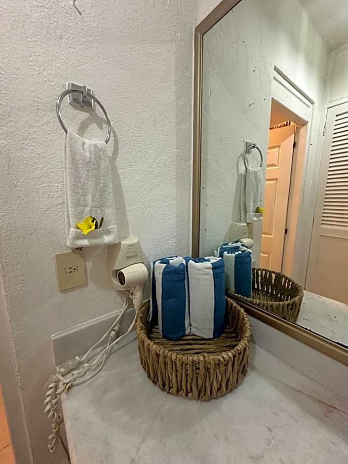 HAB PTa B ÁREA DE VILLAS DENTRO DEL HOTEL Junto al Krystal EN IXTAPA WIFI 2A 1M Con playa