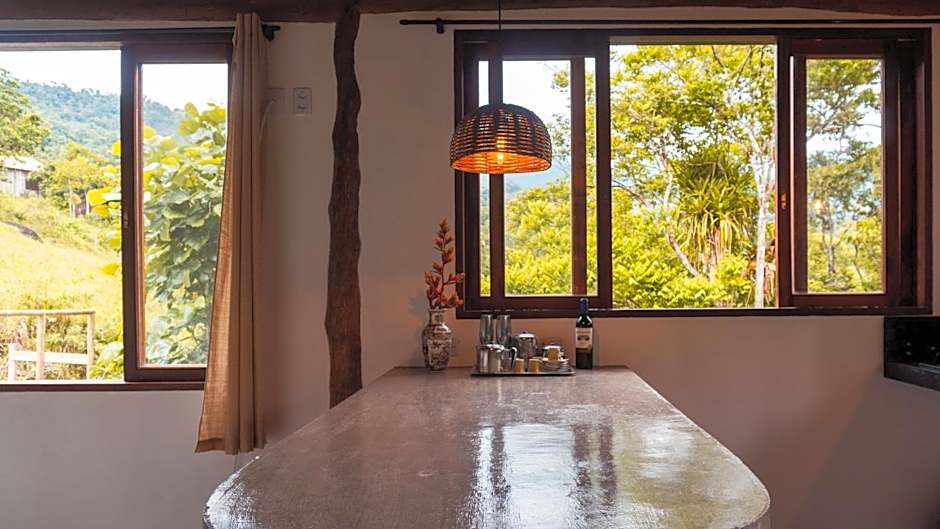 Ecocasa azul - Chalé na mata