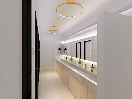 Standard Twin (No Window) with Shared Bathroom
