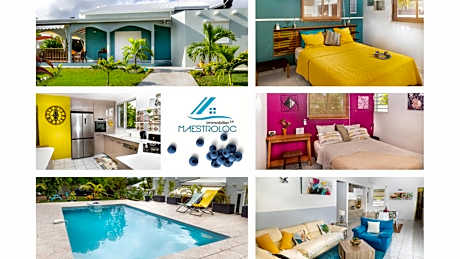 Villa L'Artist en bord de mer avec piscine privée