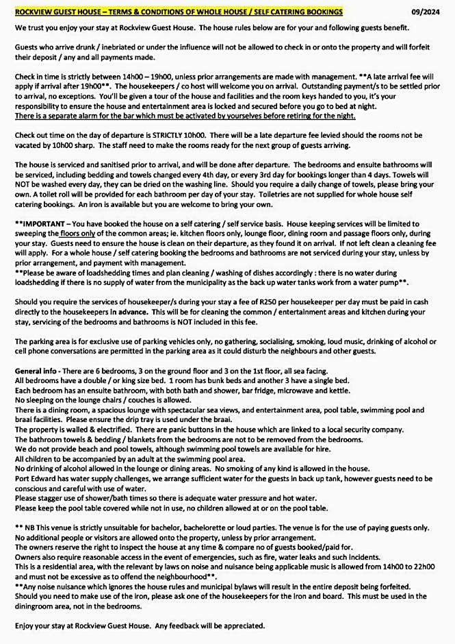 Rockview Guest House