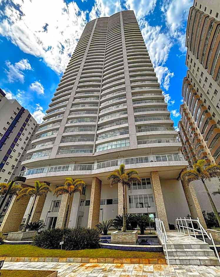 Otimo apto de frente para Praia do Boqueirao SP