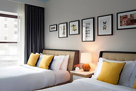 Premium Queen Room with Two Queen Beds and City View