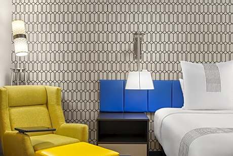 Larger King Room with Mobility Accessible Roll-In Shower