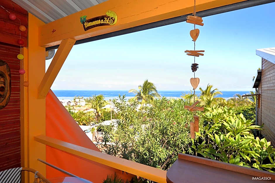 Poz Lagon - chambre d'hôtes - Bungalow pour 2 personnes - Jacuzzi privatif - petit déjeuner - Vue sur le lagon