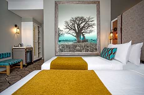 Standard Room 2 Double Beds Non Smoking