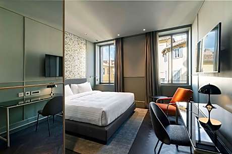 Collection Room with Courtyard View