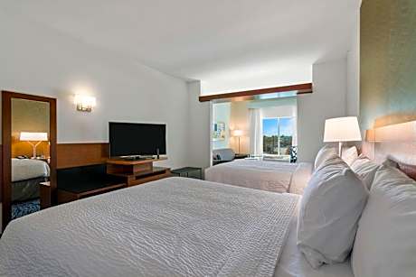 Queen Suite with 2 Queen Beds and Sofa Bed