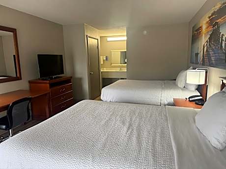 2 Queen Beds Mobility Accessible Room Smoking