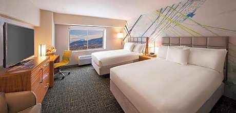 Sky Tower, Premium Room, 2 Queen, Mountain View
