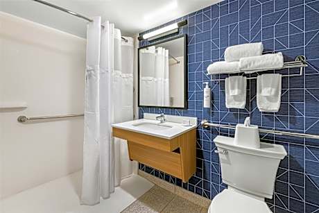 1 King Mobility/Hearing Accessible Ri Shower