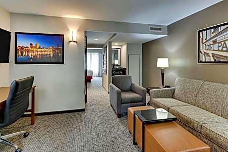 King Suite with Sofa Bed - Hearing Accessible, Shower