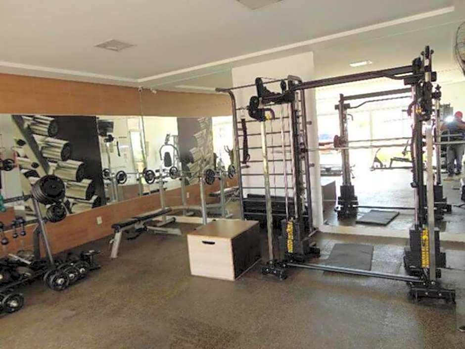 1 quarto e sala com lazer completo