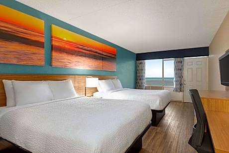 Room with Two Queen Beds and Ocean View  - Non-Smoking