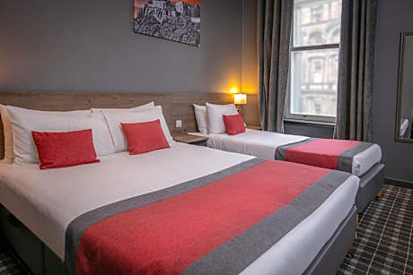 Family Room with Double and Single Beds