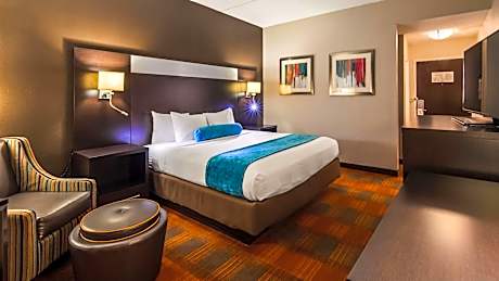 King Room with Roll-In Shower - Disability Access