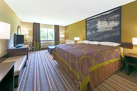 1 King Bed Mobility Accessible Room Non-Smoking
