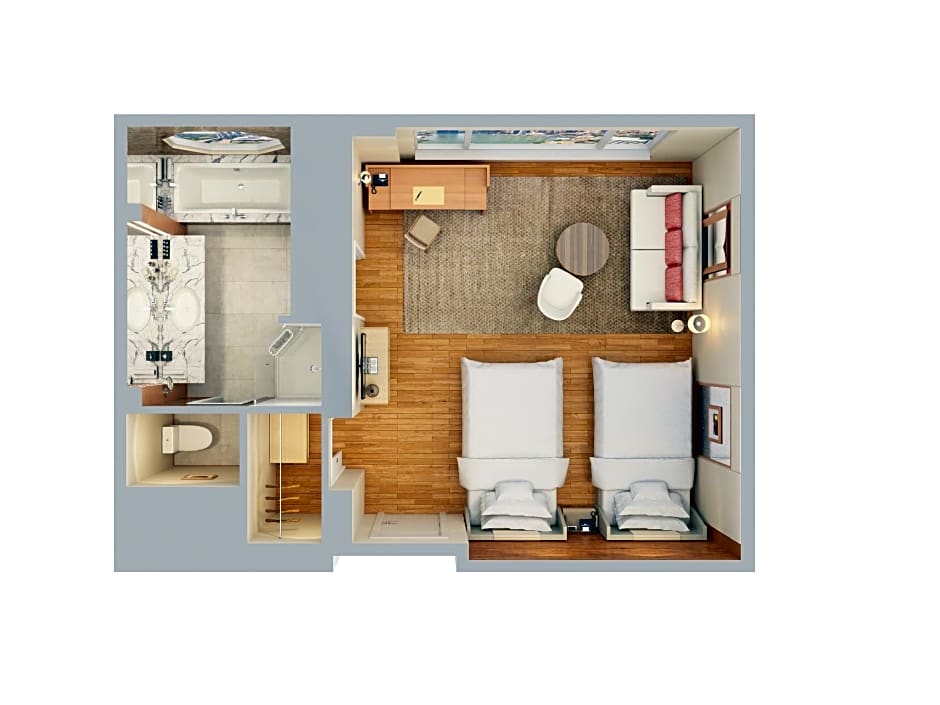 Photo 1 of 18 of Club Deluxe 2 Twin Beds Guestroom, Bay View